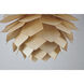 Canada 1 Light 21 inch Natural Wood Chandelier Ceiling Light